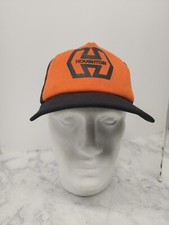HOUGHTON INTERNATIONAL Steel Industry Hat Cap Trucker Mesh Snapback USA Made M/L