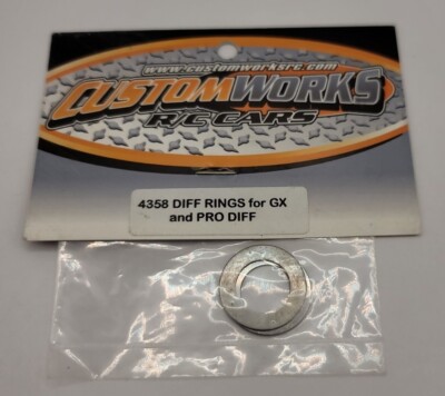 Custom Works Differential Rings for GX and PRO Diff Dirt Oval Rc 4358