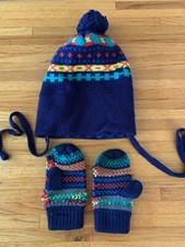Baby Hat Knit Beanie Baby Hat, Cap, and Mittens