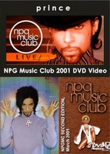 PRINCE / NPG MUSIC CLUB 2001 DVD VIDEO (1DVD)