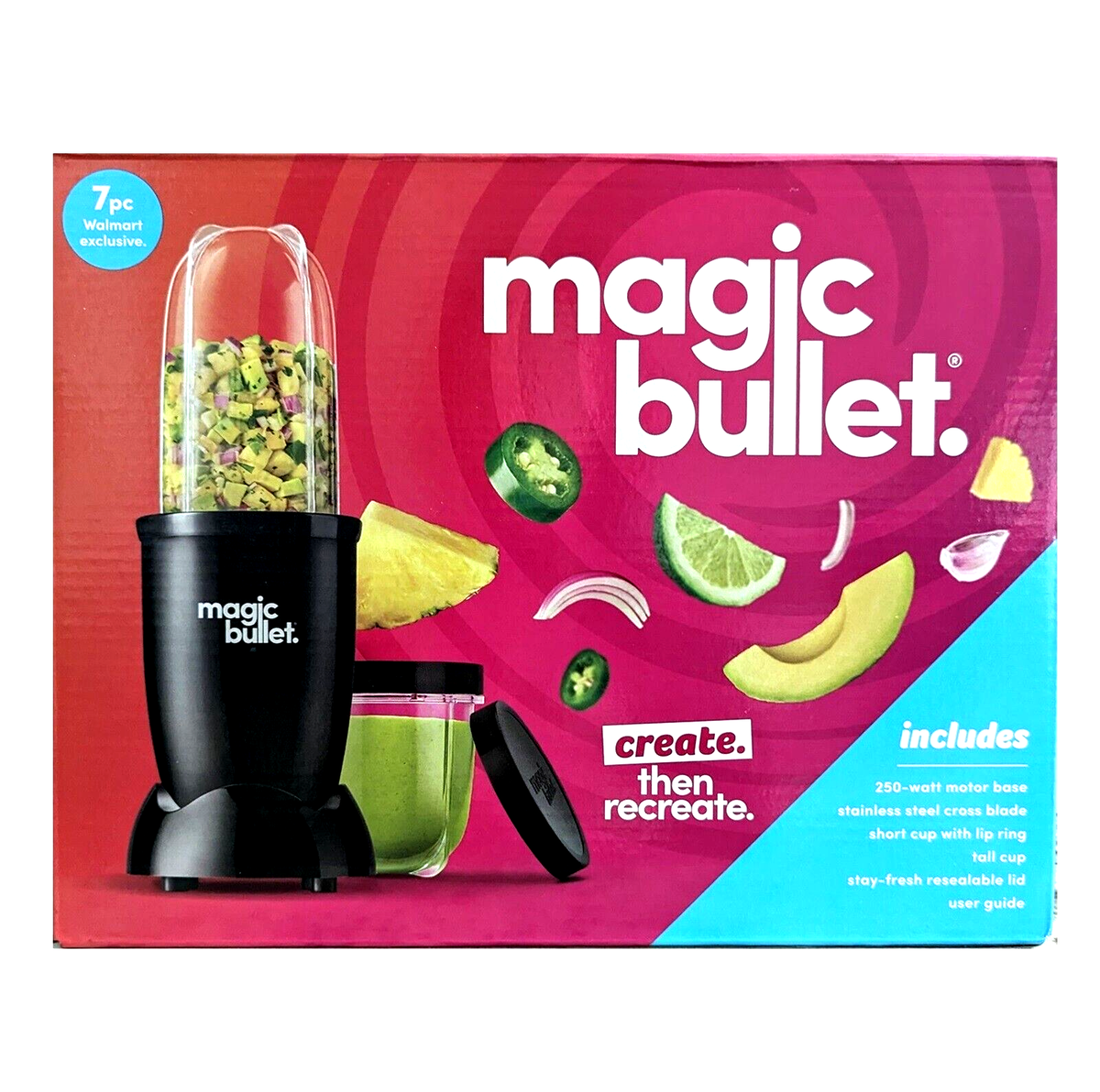 Ninja Bullet Walmart Magic Bullet Piece 250 Watts Personal Blender