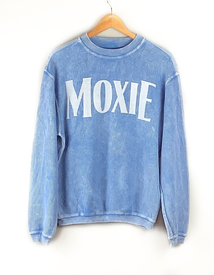 Corded Crew Ribbed Moxie Crew Sweater Size XS