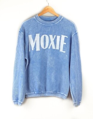 Corded Crew Ribbed Moxie Crew Sweater Size XS