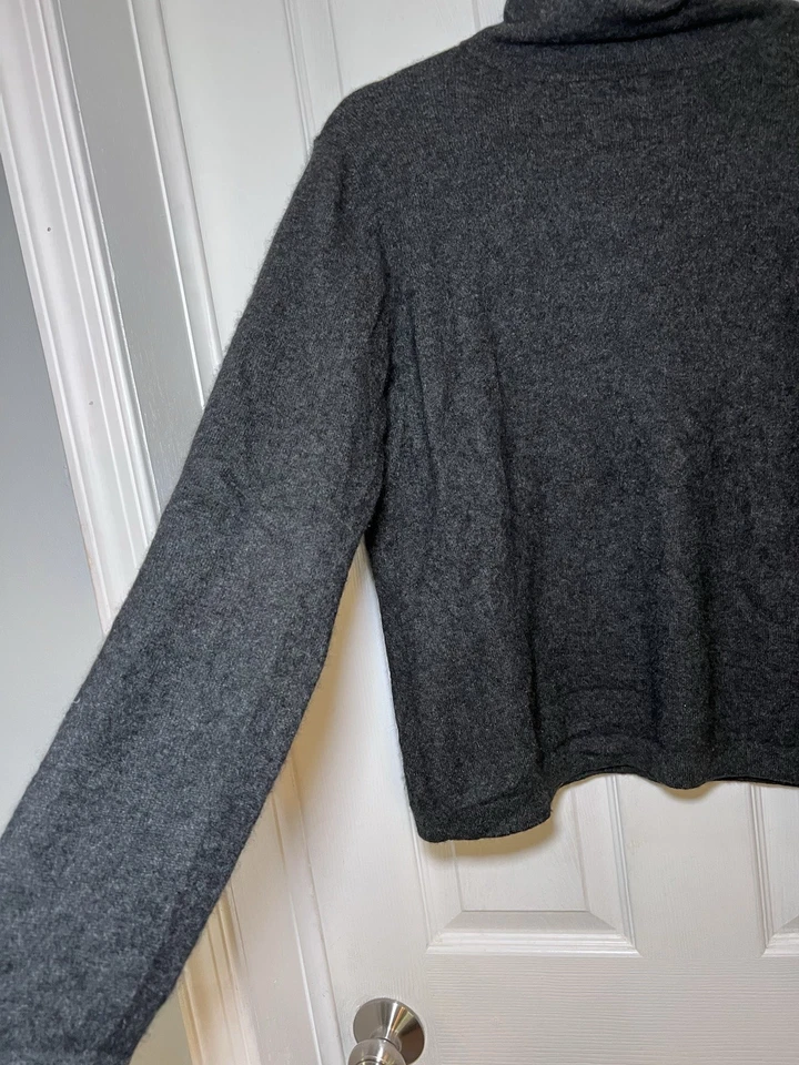 Tejido de cachemir carbón Valerie Stevens para mujer talla XL Foto 3 de 4