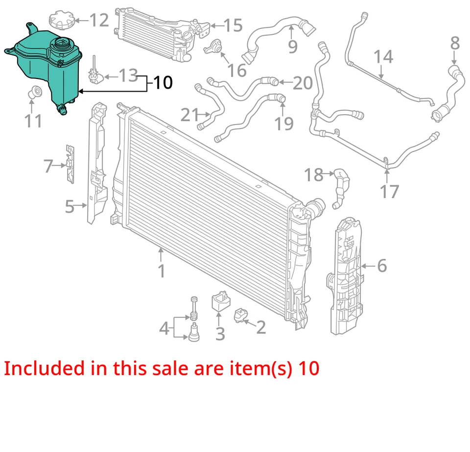 Coolant Reservoir Fits 09-16 BMW Z4 823004 - Imagem 2 de 4