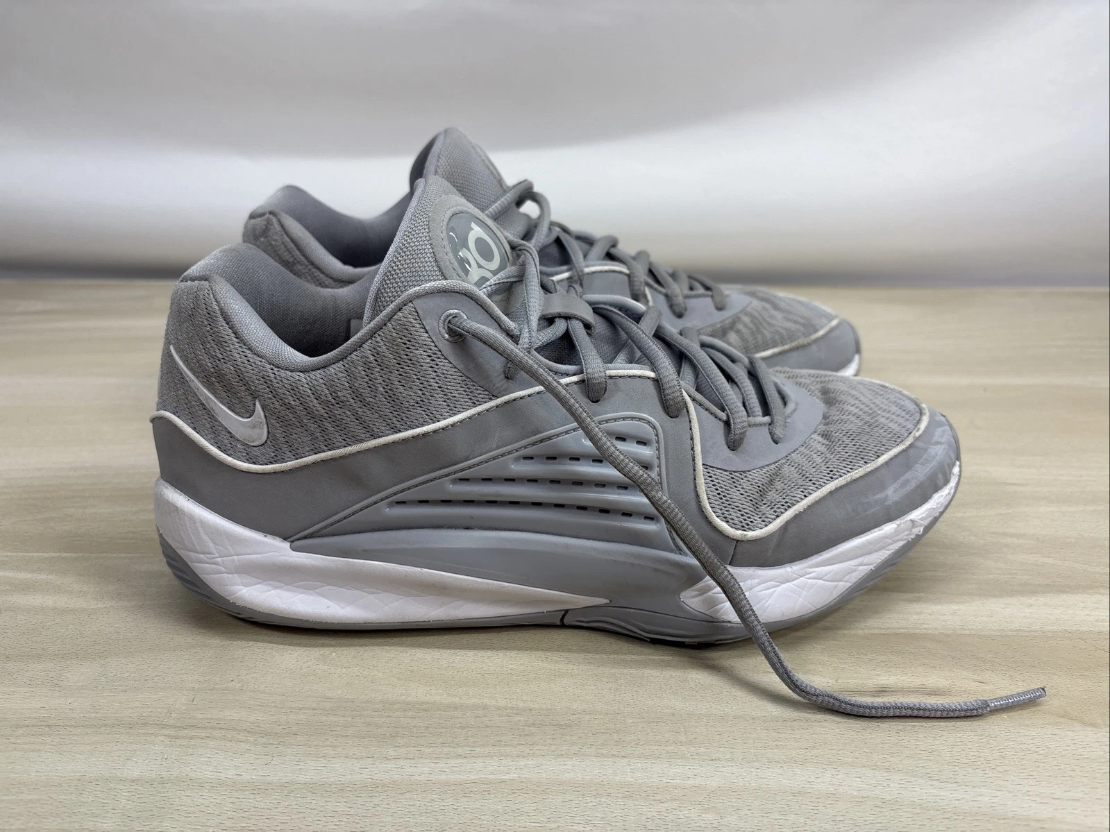 Nike KD 16 TB grigio lupo rare uomo taglia 10 usate