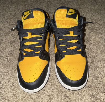 Nike Dunk Low Reverse Goldenrod Men's Low Top Leather Colorblock FZ4618-001