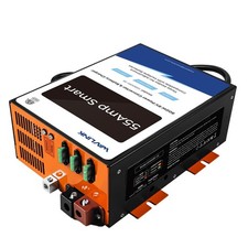 55A RV Power Converter, 120V AC to 12V DC Battery Charger, 3 Smart