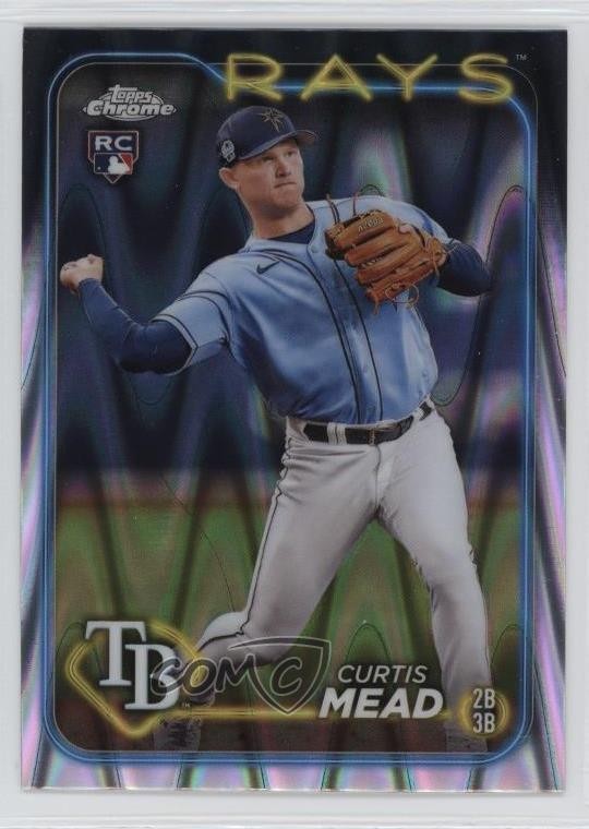 2024 Topps Chrome RayWave Refractor Curtis Mead #209 09gj