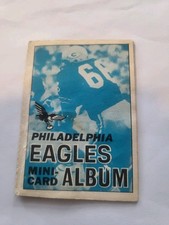 Eagles Mini Card Album With 4 Stamps Baker,Haymond,Ramsey Etc