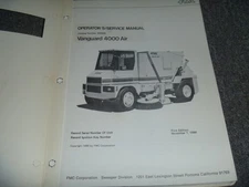 FMC VANGUARD 4000 AIR Broom Sweeper Operator & Shop Service Repair Manual xz