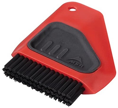 MSR Alpine Dish Brush / Scraper   Red NEW