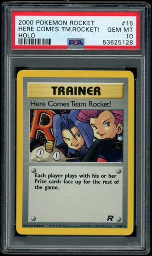 Here Comes Team Rocket! (Unlimited) graded PSA 10 for sale on eBay