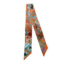 100 Mulberry silk Scarf Head Hair Ribbon Handbag Handle wrap Tie Bundle Neck...