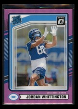 2024 Donruss #352 Jordan Whittington Optic Rated Rookies Preview Pink