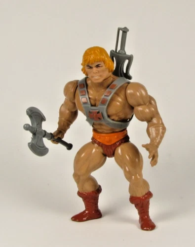 He-Man Masters of the Universe Vintage 1981 MOTU Action Figure w/Sword and Axe