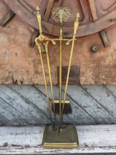 Arts And Crafts Fireplace Tool Set After Virginia Metal Crafters!