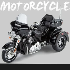 1:9 Harley Davidson TRI GLIDE ULTRA Luxury Tricycle Alloy Diecast Model