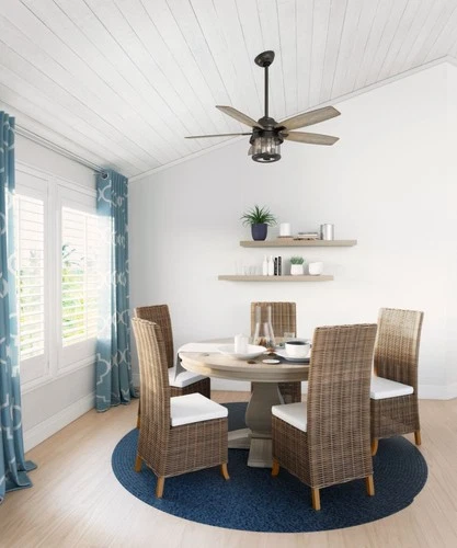 Hunter Fans - Coral Bay 52 Inch Ceiling Fan with LED Light Kit and Handheld - Picture 3 of 4