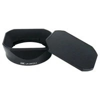 For Fujifilm XF 23 / 33mm F1.4 R LM WR Metal Square Lens Hood + Cap