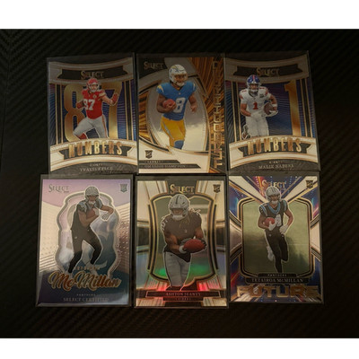2025 Select 6 Lot Ashton Jeanty Silver Prizm Rookie