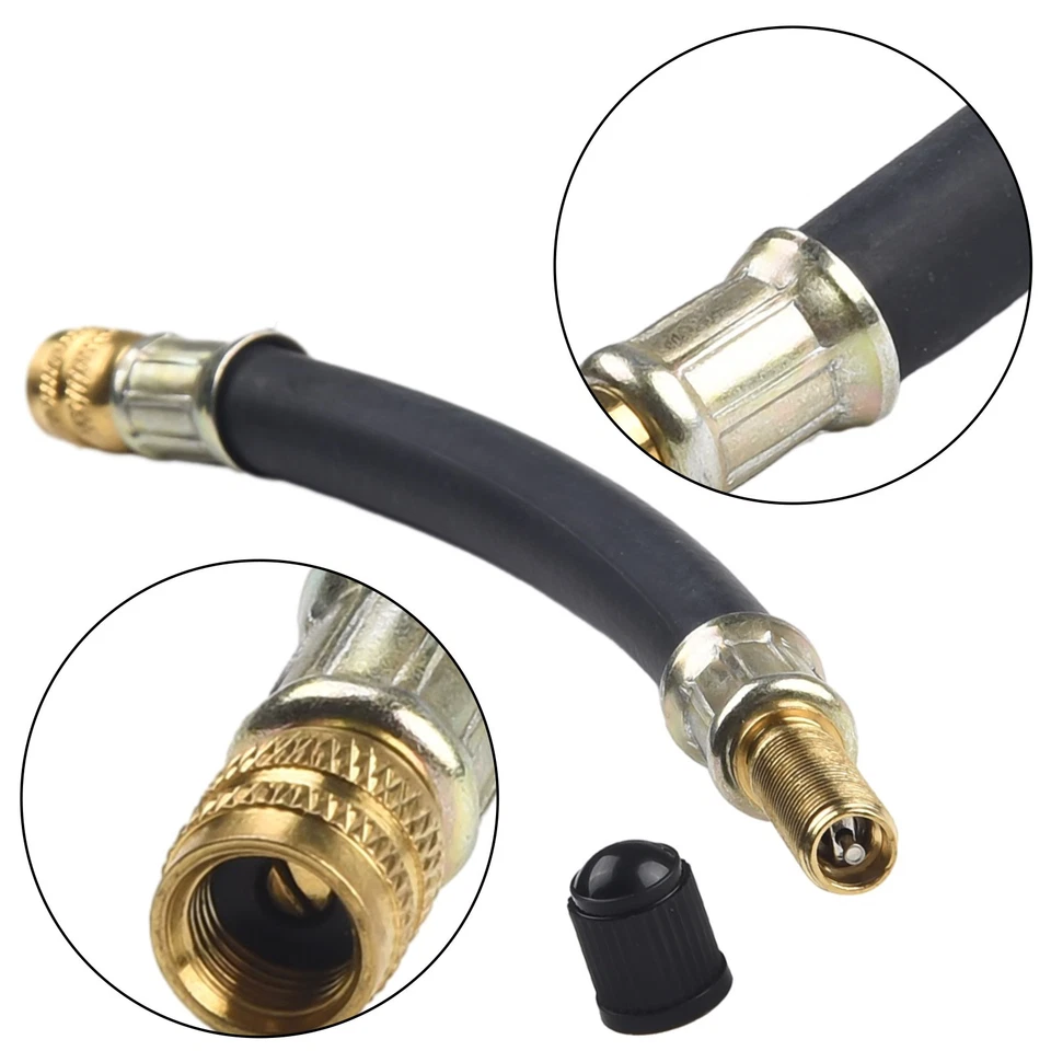 4pcs Extension Adapters Exquisite High Quality Practicall Rubber+Metal - Image 4 of 4