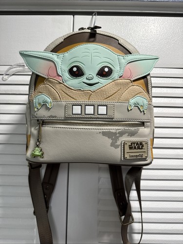 Loungefly Star Wars The Child Grogu Baby Yoda Disney Mini Backpack NEW ...