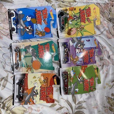 Hot Wheels Tom & Jerry 2014 Series Of 6 Walmart Exclusive Sealed Complete Set