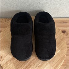 Isotoner Hoodback Womens Clog Slippers, Black Sz 7.5/8