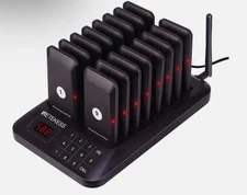 Retekess TD157 Restaurant 16 Pager Calling Queuing Wireless System & Charger