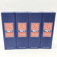 *Set of 4* Trader Joe's Ultra Moisturizing Hand Cream 3 oz each Coconut Hemp Oil