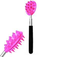 Extendable Cactus Back Scratcher with 1/4-Inch  1/2-Inch Spikes, Retractable On