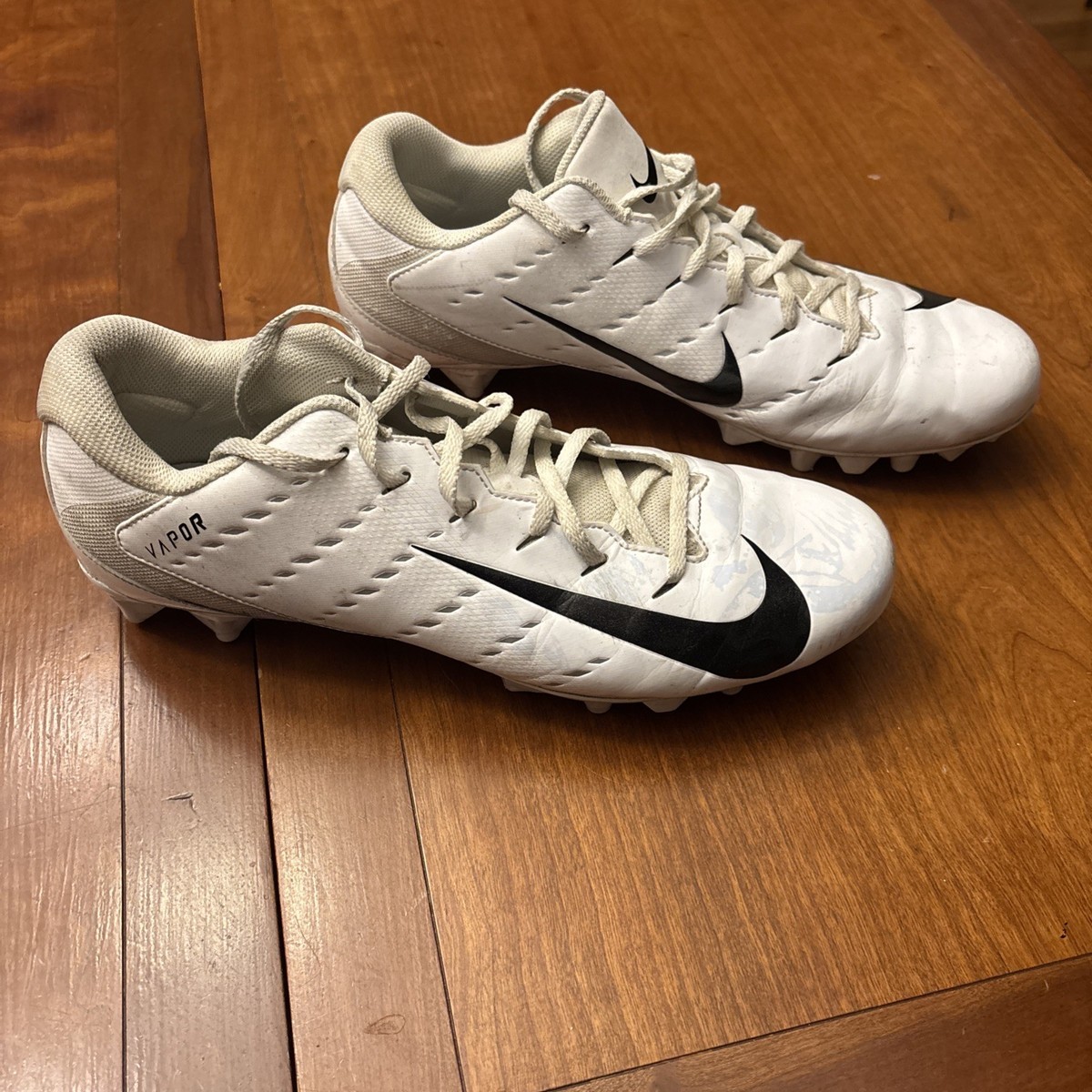 Nike Vapor Untouchable Varsity TD Football Cleats White Size 13