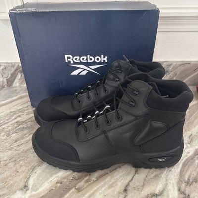 NIB Mens Reebok Work RB6750 Trainex Work Safety Composite Boot Blk 18 M