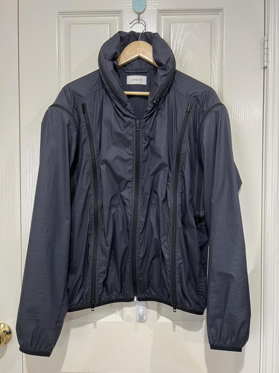 Lemaire Hooded Zip Blouson Water Repellant Removable Sleeves