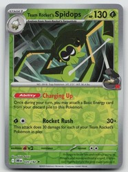 Team Rocket's Spidops 020/182 Destined Rivals Reverse Holo