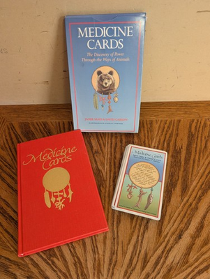 #ad Medicine Cards Vintage Jamie Sams with 1988 original cards $25.00