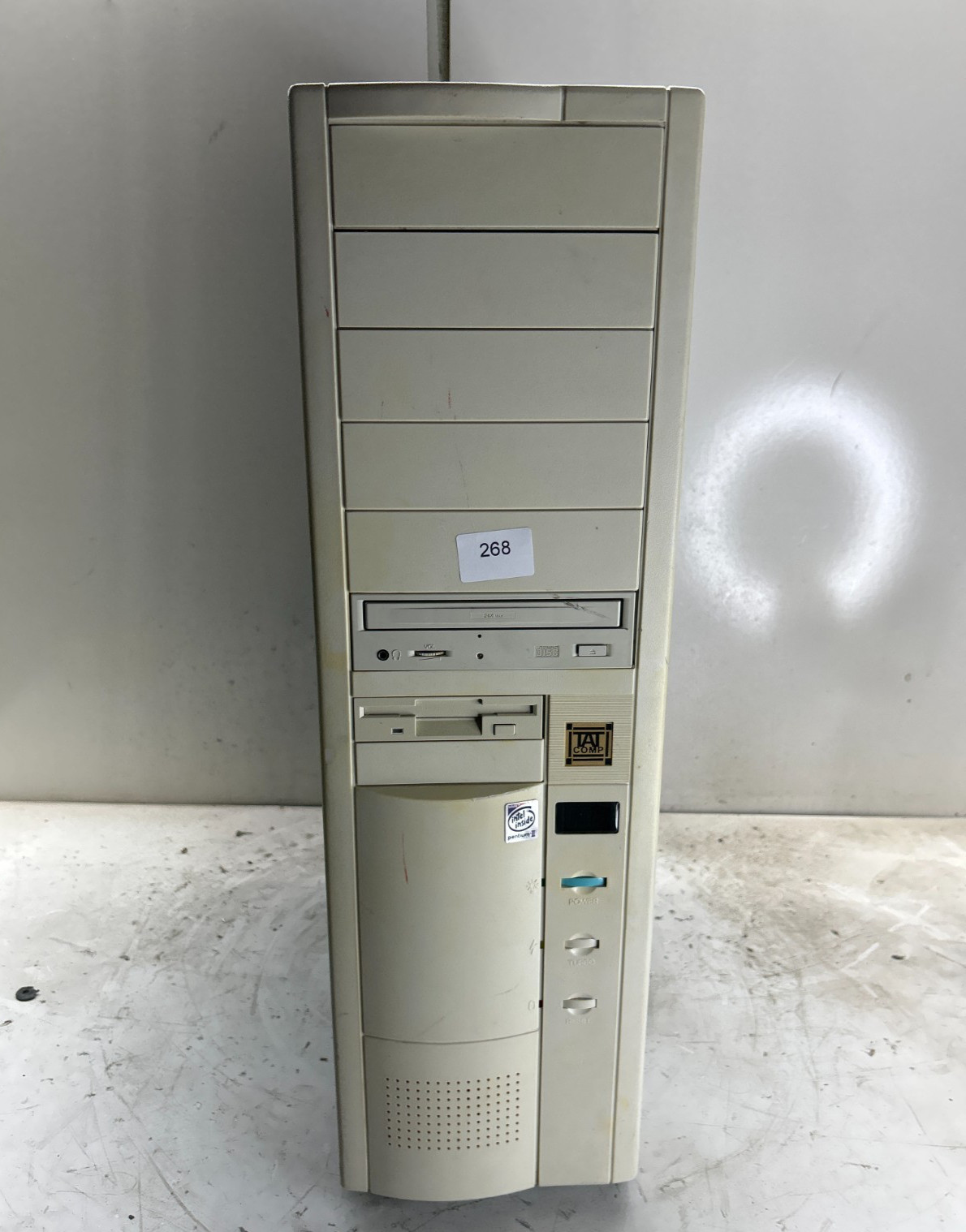 Vintage Retro Sleeper Build Case ATX Full Tower Beige PC Case