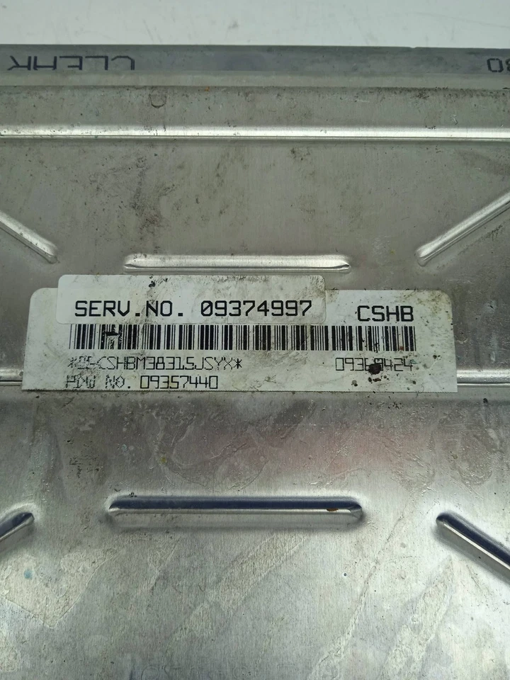 09357440 CENTRALINA MOTORE / 348666 PER CHEVROLET CAMARO 3.8 V6 - Immagine 3 di 3