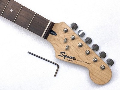 ACTUAL Fender Squier Bullet Strat Neck w/Keys Rosewood Fretboard Electric Guitar