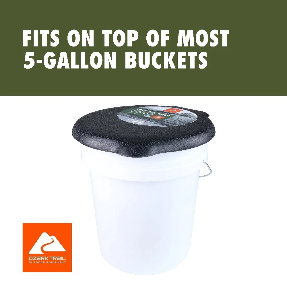 Portable Outdoor Plastic Toilet Seat Cover - thumbnail 2