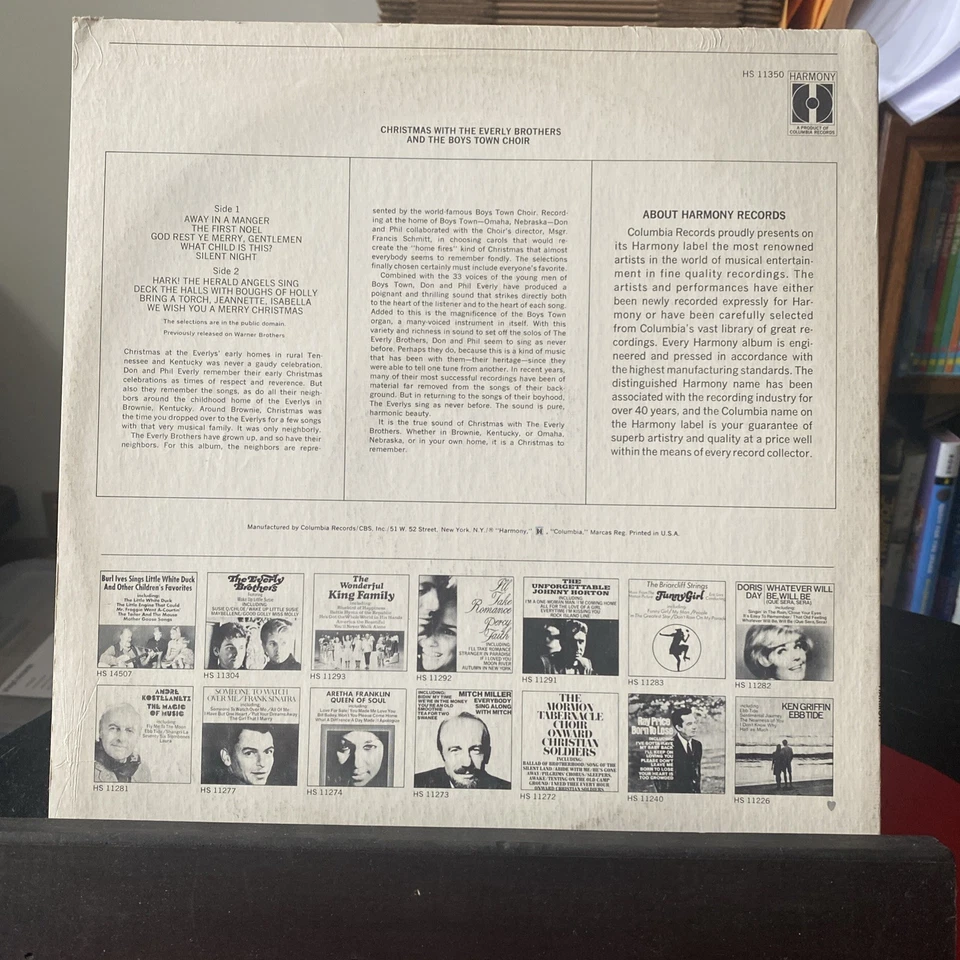 🎅🏼 Everly Brothers- Christmas Everly Brothers&BoysTownChoir (1969, Vinyl LP) - Image 2 of 4