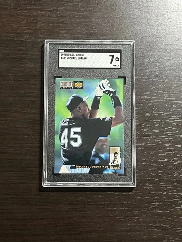 MICHAEL JORDAN 1994 UD Collector's Choice Baseball Rookie RC Card #661 SGC 7