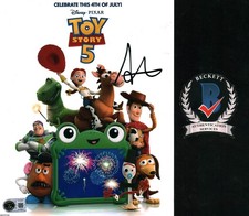 ANDREW STANTON SIGNED TOY STORY 5 8X10 PHOTO DIRECTOR ANIMATOR BAS COA 