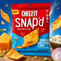 Cheez-It Snap'd Cheddar Sour Cream & Onion 62G | Usa Amerika Import