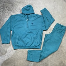 Nike Track Suit L 90s 00s Y2k 2 Piece Active-wear Athetic Game-day Jacket Pants