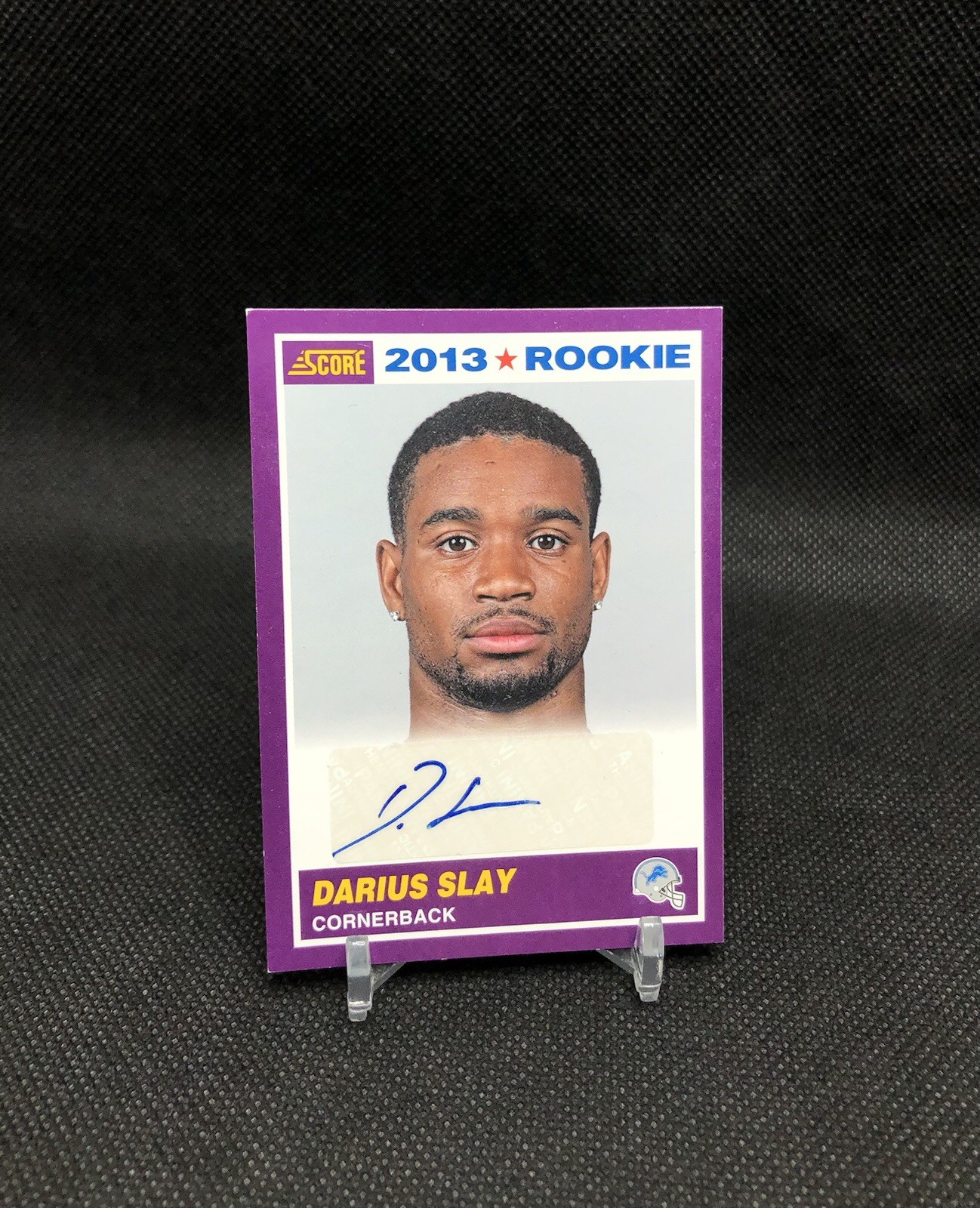 Darius Slay Panini Score #342 Autograph-Purple