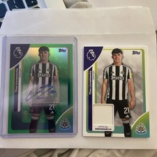Topps Premier League ; Tino Livramento Bundle Auto /99 & Base Memorabilia