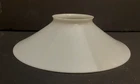 Vintage Victorian White Milk Glass 9.25" Cone Shaped Kerosene Lamp Chimney Shade
