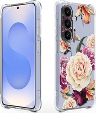 Samsung Galaxy S26 Floral Flower TPU Flexible Phone Case